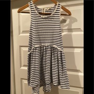 Cute black & white striped tank